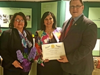 Horticultural therapist honored with Chairman`s Award.